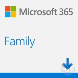 Microsoft 365 Family (6; 12 miesięcy; Wersja cyfrowa; Domowa; Polska); stara nazwa Office 365 Home Microsoft