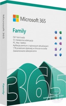 Microsoft 365 Family Polish EuroZone Subscr Microsoft