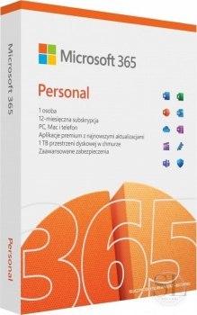 Microsoft 365 Personal PL - licencja na rok Microsoft