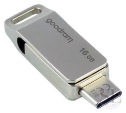 GOODRAM 16GB ODA3 srebrny [USB 3.2 / USB type C] GOODRAM