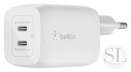 Belkin 65W 2x USB-C GaN z PPS, biały Belkin
