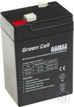 GREEN CELL AKUMULATOR ŻELOWY AGM02 6V 4 5AH Green Cell
