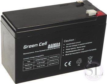GREEN CELL AKUMULATOR ŻELOWY AGM04 12V 7AH Green Cell