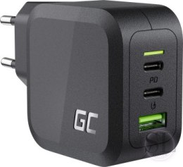 Green Cell GaN 65W 2x USB-C 1xUSB-A Green Cell