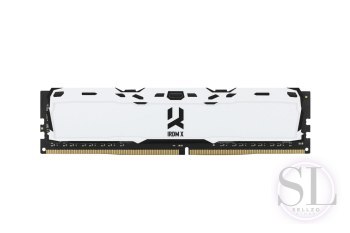 GOODRAM DDR4 32GB PC4-25600 (3200MHz) 16-20-20 DUAL CHANNEL KIT GOODRAM IRDM X WHITE 1024x8 (R-XW3200D464L16A/32GDC) GOODRAM