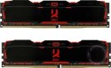 GOODRAM DDR4 32GB PC4-25600 (3200MHz) 16-20-20 DUAL CHANNEL KIT IRDM X BLACK 1024x8 GOODRAM