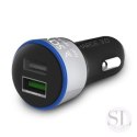 Ładowarka samochodowa do smartfona SAVIO Quick Charge 3.0 SA-06/B (2400 mA 3000 mA; USB) SAVIO