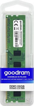 Pamięć GoodRam PC1333 GR1333D364L9/8G (DDR3 DIMM; 1 x 8 GB; 1333 MHz; CL9) GOODRAM