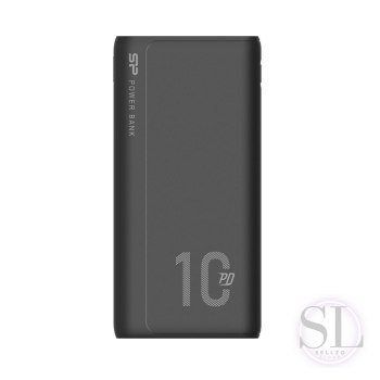 Powerbank Silicon Power QP15 10000mAh QC3.0+PD 2xUSB A 1x mUSB + 1x USB C czarny Silicon Power