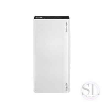 SAVIO POWERBANK 10000 MAH BIAŁY BA-04 SAVIO