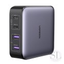 UGREEN CD327 Nexode, 2x USB-C, 2x USB-A, GaN, 65W (szary) UGREEN