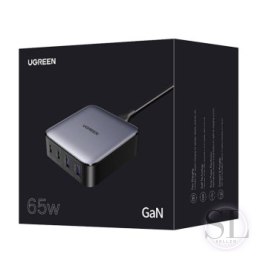 UGREEN CD327 Nexode, 2x USB-C, 2x USB-A, GaN, 65W (szary) UGREEN