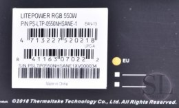 Zasilacz Thermaltake Litepower RGB PS-LTP-0550NHSANE-1 (550 W; Aktywne; 120 mm) Thermaltake