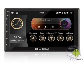 BLOW RADIO AVH-9930 2DIN 7 GPS ANDROID BLOW