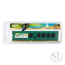 Pamięć RAM Silicon Power DDR3 8GB (1x8GB) 1600MHz CL11 1.35V Low Voltage UDIMM Silicon Power