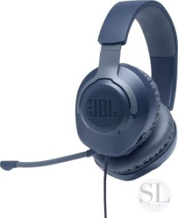 Słuchawki JBL QUANTUM 100 (niebieskie przewodowe gamingowe) JBL