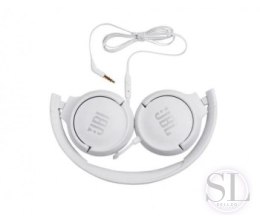 Słuchawki JBL Tune 500 (białe nauszne z wbudowanym mikrofonem) JBL