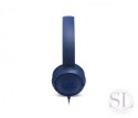 Słuchawki JBL Tune 500 (niebieskie nauszne; z wbudowanym mikrofonem) JBL