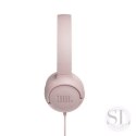Słuchawki JBL Tune 500 (rożowe nauszne z wbudowanym mikrofonem) JBL