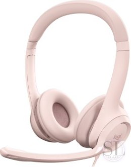 Słuchawki - Logitech H390 USB Różowy Logitech