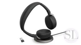 Słuchawki - Słuchawki bezprzewodowe Jabra Evolve 2 65 Flex USB-A UC Stereo Wireless Charging Pad - 26699-989-989 Jabra