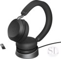 Słuchawki - Słuchawki bezprzewodowe Jabra Evolve 2 75 USB-A UC Stereo Stand Black - 27599-989-989 Jabra