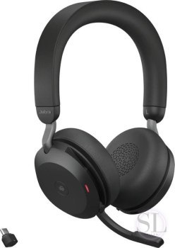 Słuchawki - Słuchawki bezprzewodowe Jabra Evolve 2 75 USB-C MS Stereo Black - 27599-999-899 Jabra