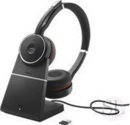 Słuchawki - Słuchawki bezprzewodowe Jabra Evolve 75 SE USB-A MS Stereo Stand - 7599-842-199 Jabra