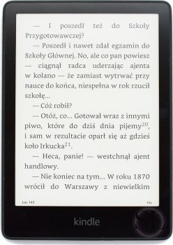 Czytnik Kindle Paperwhite 5 32GB Czarny (B08N2QK2TG) Ekran dotykowy | 6,8'' cali | rozdzielczość 1448x1072 | 32GB | wodoodpornoś Kindle