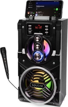 SQUEAK BEATBOXER BLUETOOTH 5.1 SPEAKER - GŁOŚNIK BLUETOOTH Z KARAOKE RADIO FM MICROSD AUX I USB SQ1000 SQUEAK