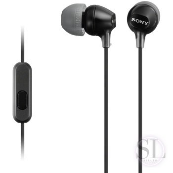 Słuchawki - Sony MDR-EX15AP Czarna (MDREX15APB.CE7) Sony