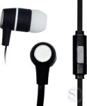 Słuchawki VAKOSS SK-214K (dokanałowe; z mikrofonem; kolor czarny Vakoss