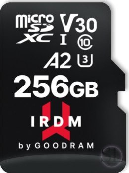 GOODRAM micro SDXC IRDM 256GB V30 A2 (UHS I U3) + adapter GOODRAM