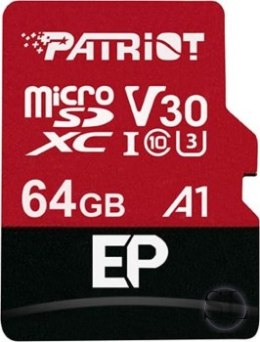 Karta Patriot Memory EP Pro PEF64GEP31MCX (64GB; Class 10 Class U3) Patriot Memory