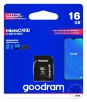 Karta pamięci GoodRam M1AA-0160R12 (16GB; Class 10 Class U1; Adapter Karta pamięci) GOODRAM