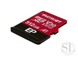 Karta pamięci z adapterem Patriot Memory EP Pro PEF512GEP31MCX (512GB; Class 10 Class A1 Class U3 V30; Adapter Karta pamięci Patriot Memory