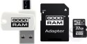Karta pamięci z adapterem i czytnikiem kart GoodRam All in one M1A4-0160R12 (16GB; Class 10; Adapter Czytnik kart MicroSDHC Ka GOODRAM