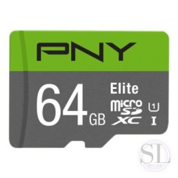 PNY Elite microSDXC 64GB + Adapter SD PNY