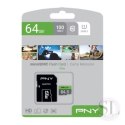 PNY Elite microSDXC 64GB + Adapter SD PNY