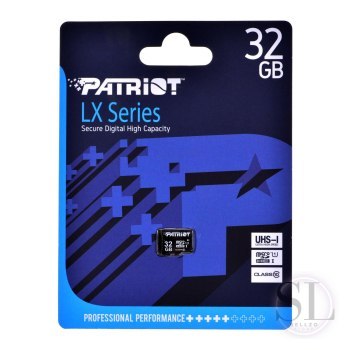 Patriot LX Series microSDHC 32GB Class 10 UHS-I Patriot Memory