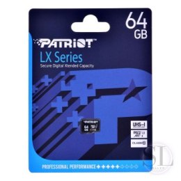 Patriot LX Series microSDHC 64GB Class 10 UHS-I Patriot Memory