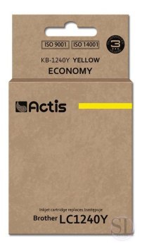 Tusz ACTIS KB-1240Y (zamiennik Brother LC1240Y/LC1220Y; Standard; 19 ml; żółty) ACTIS